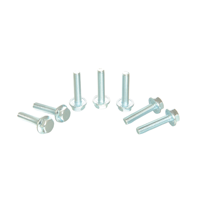 شفة سداسية مع حشية ومسامير مسننة